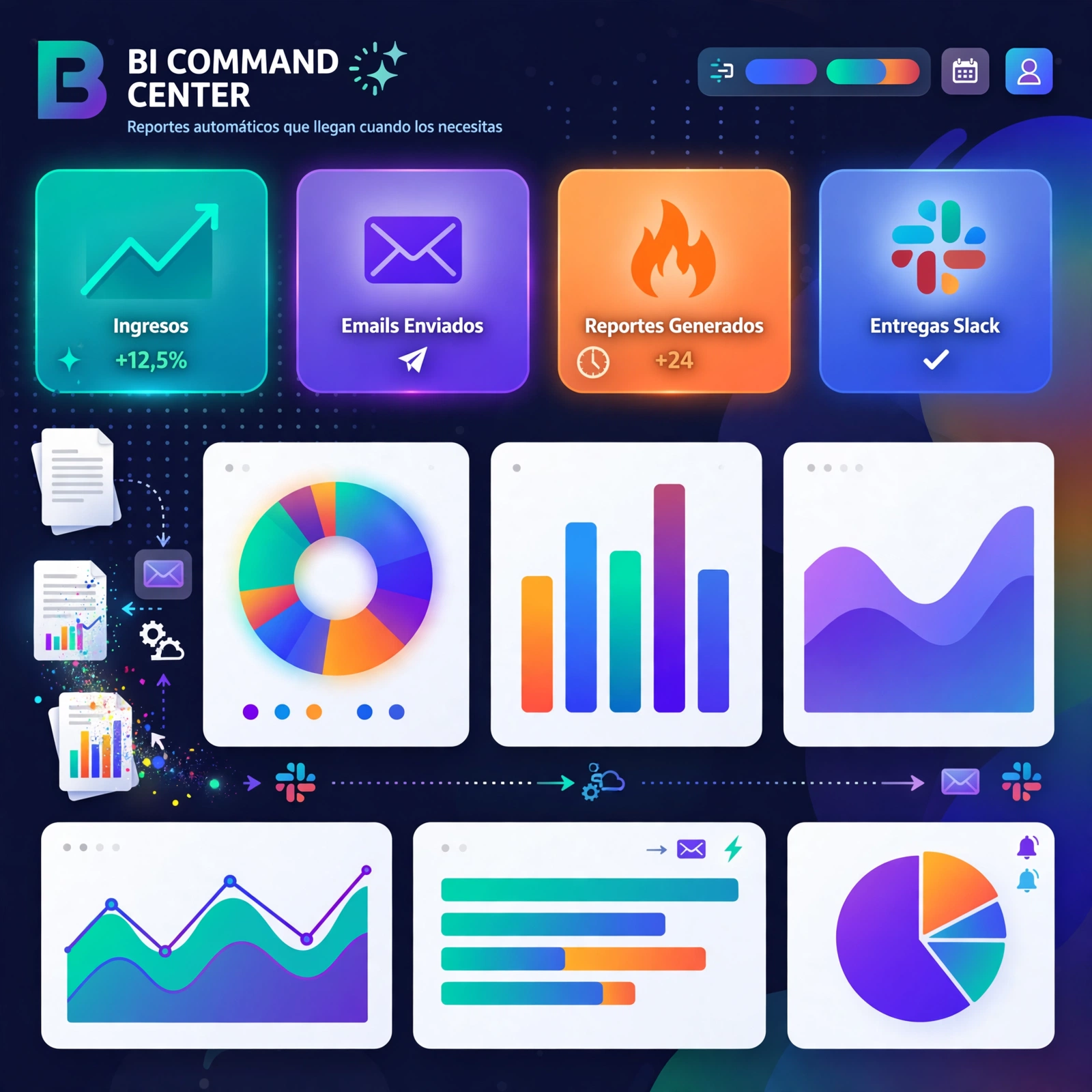 AFR LOGIC - Reportes automáticos en PDF y Excel con entrega programada